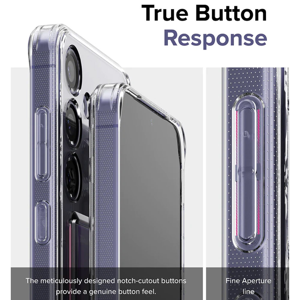 Picture of Samsung Galaxy S24 Plus Case | Ringke Fusion Card Holder Storage Transparent Protection Case for Samsung Galaxy S24 Plus (Clear)