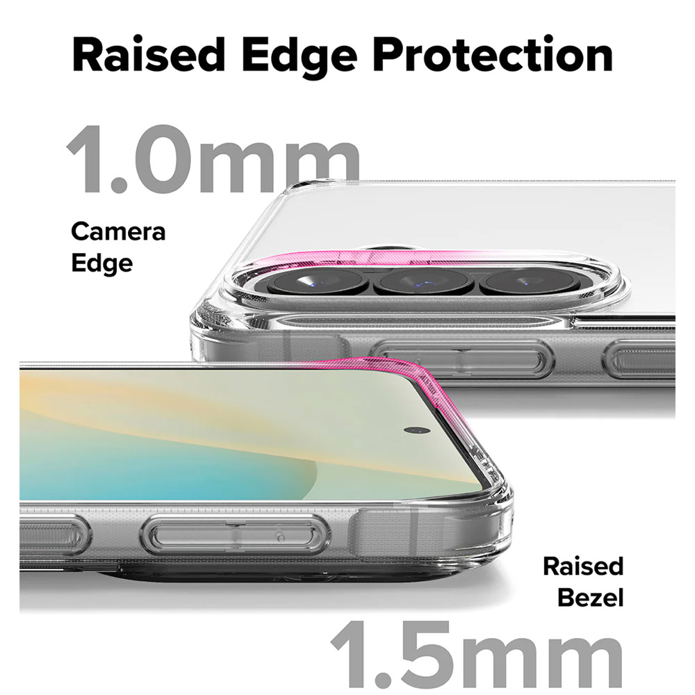 Picture of Samsung Galaxy A57 Case | Ringke Fusion Transparent Hybrid Protection Case for Samsung Galaxy A57 (Clear)