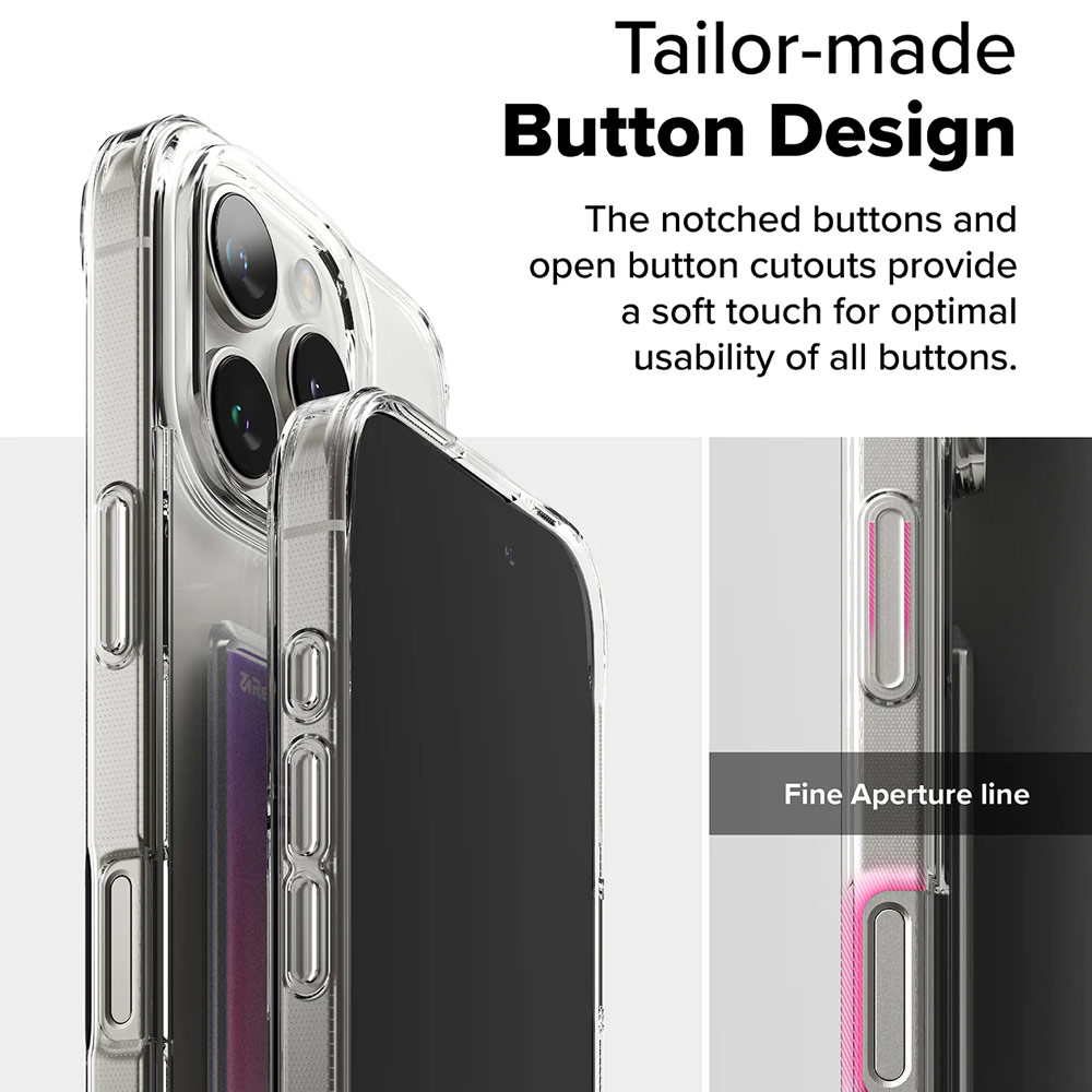 Picture of Apple iPhone 16 Pro Max 6.9 Case | Ringke Fusion Card Drop Protection Case for iPhone 16 Pro Max 6.9 (Clear)