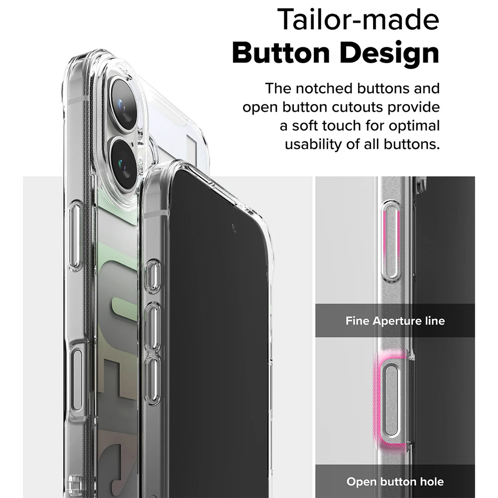 Picture of Apple iPhone 16 Plus 6.7 Case | Ringke Fusion Design Drop Protection Case for iPhone 16 Plus 6.7 (Seoul)