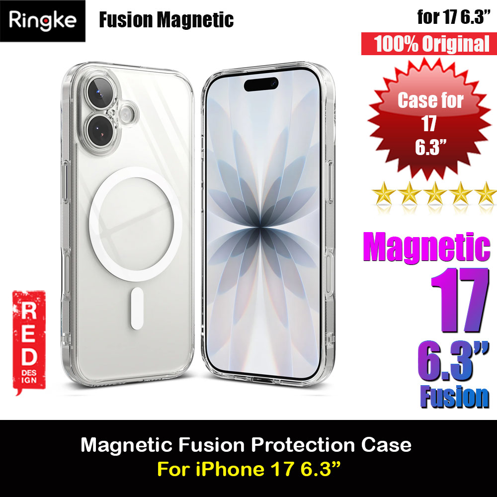 Picture of Ringke Fusion Magnetic Slim Drop Protection Case Magsafe Compatible for  iPhone 17 6.3 (Clear) Apple iPhone 17 6.3- Apple iPhone 17 6.3 Cases, Apple iPhone 17 6.3 Covers, iPad Cases and a wide selection of Apple iPhone 17 6.3 Accessories in Malaysia, Sabah, Sarawak and Singapore 