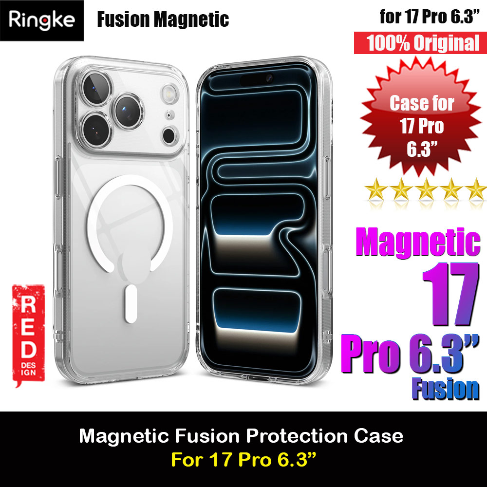 Picture of Ringke Fusion Magnetic Slim Drop Protection Case Magsafe Compatible for  iPhone 17 Pro 6.3 (Clear) Apple iPhone 17 Pro 6.3- Apple iPhone 17 Pro 6.3 Cases, Apple iPhone 17 Pro 6.3 Covers, iPad Cases and a wide selection of Apple iPhone 17 Pro 6.3 Accessories in Malaysia, Sabah, Sarawak and Singapore 