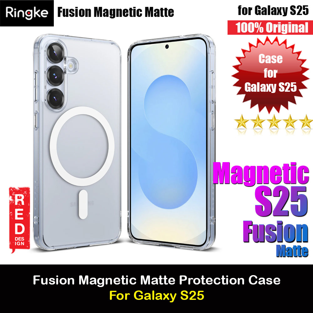 Picture of Ringke Fusion Magnetic Transparent Protection Case for Samsung Galaxy S25(Matte) Samsung Galaxy S25- Samsung Galaxy S25 Cases, Samsung Galaxy S25 Covers, iPad Cases and a wide selection of Samsung Galaxy S25 Accessories in Malaysia, Sabah, Sarawak and Singapore 
