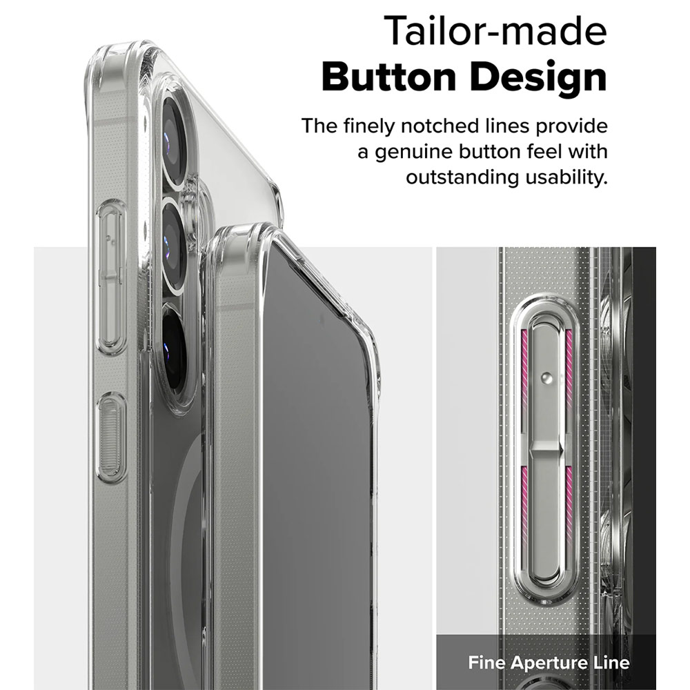 Picture of Samsung Galaxy S25 Case | Ringke Fusion Magnetic Transparent Protection Case for Samsung Galaxy S25(Matte)