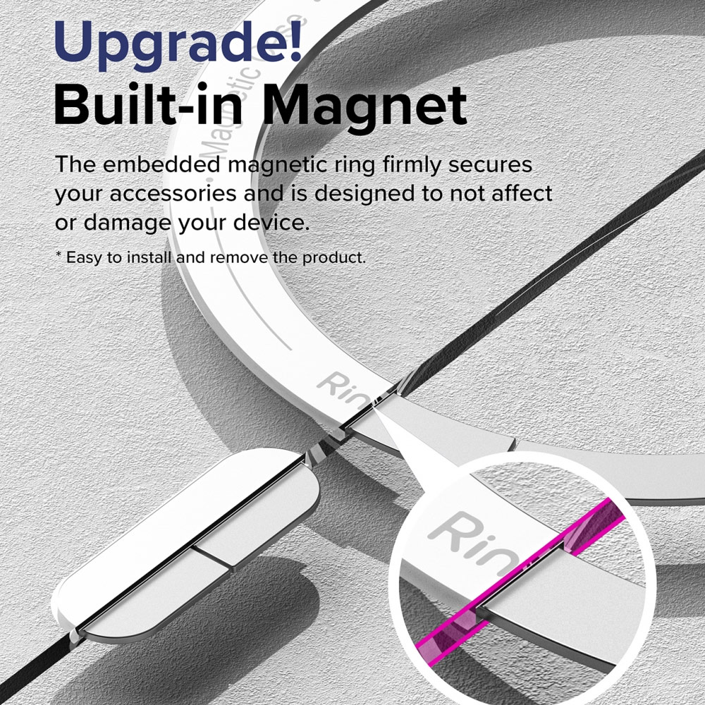 Picture of Apple iPhone 15 Plus 6.7 Case | Ringke Fusion Magnetic Matte Slim Drop Protection Case Magsafe Compatible for Apple iPhone 15 Plus 6.7 (Matte Clear)