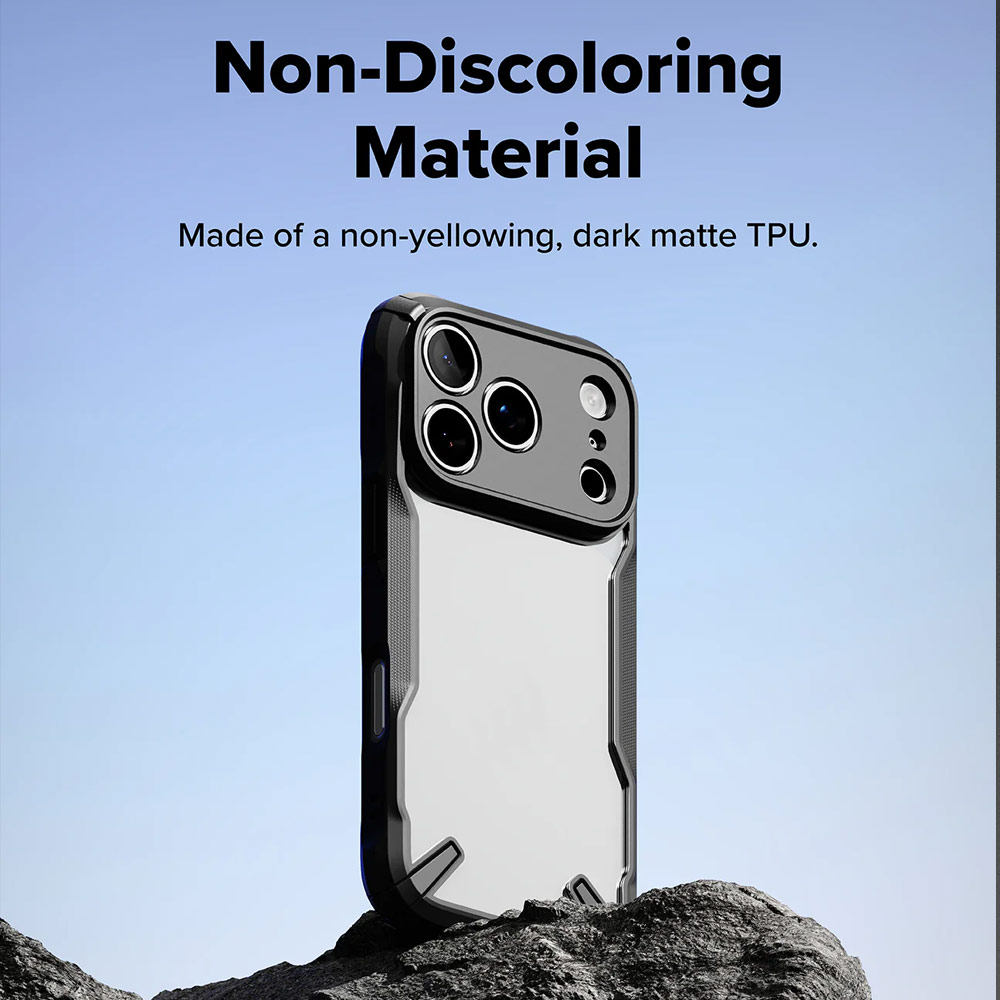Picture of Apple iPhone 17 Pro Max 6.9 Case | Ringke Fusion X Rugged Bumper Drop Protection Case for iPhone 17 Pro Max 6.9 (Black)