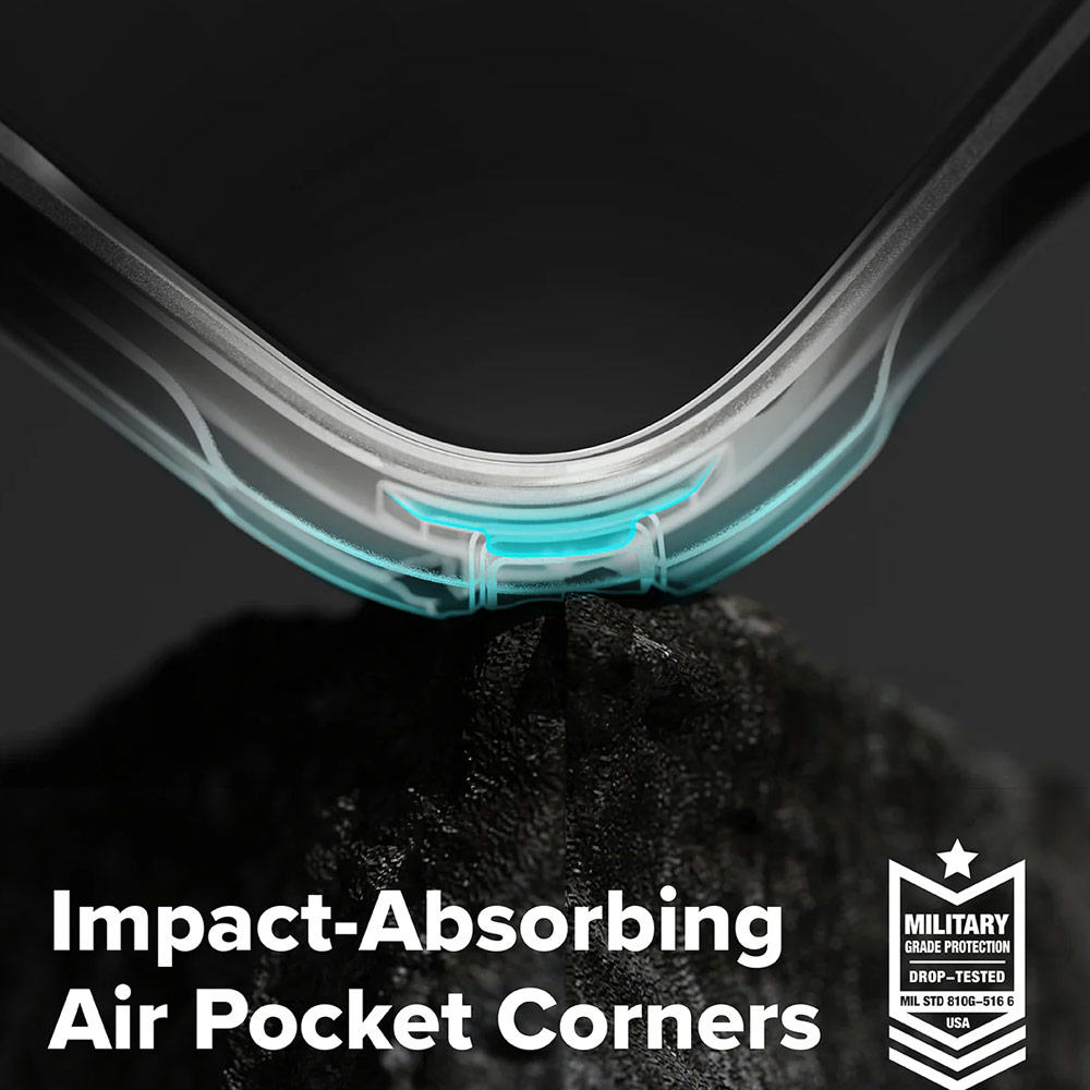 Picture of Apple iPhone 17 Pro Max 6.9 Case | Ringke Fusion X Rugged Bumper Drop Protection Case for iPhone 17 Pro Max 6.9 (Camo Black)