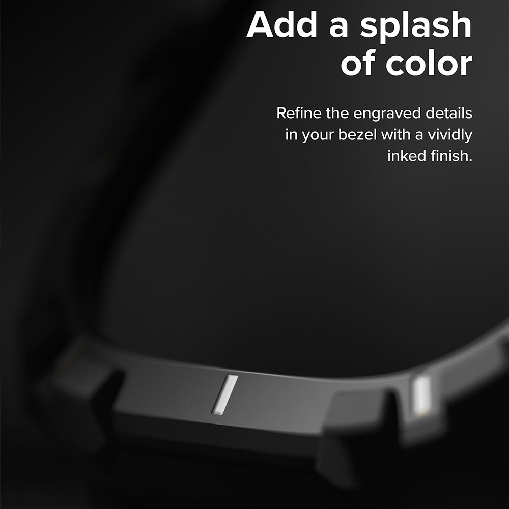 Picture of Apple Watch 49mm	Ultra 3 Case | Ringke Fusion X Guard Protection Case Strap Band for Apple Watch Ultra 49mm (Black White Index Wired)