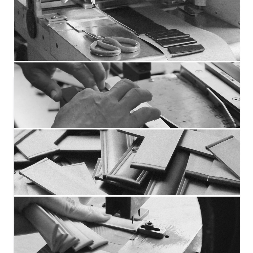 Picture of Apple Watch 38mm  | Ringke Genuine Leather One Slim Padded Strap for Apple Watch Series 4 5 6 8 9 41mm 40mm 38mm (Black)