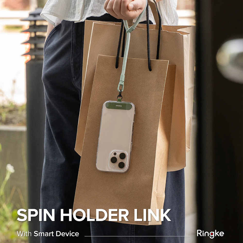 Picture of Ringke Holder Link Spin T Shape for Strap (Olive Green)