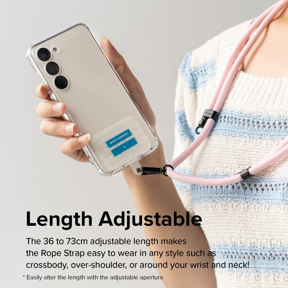 Picture of Ringke Shoulder Strap Design Holder Link Rope for Phone case (Checkerboard Design Purple Rope)
