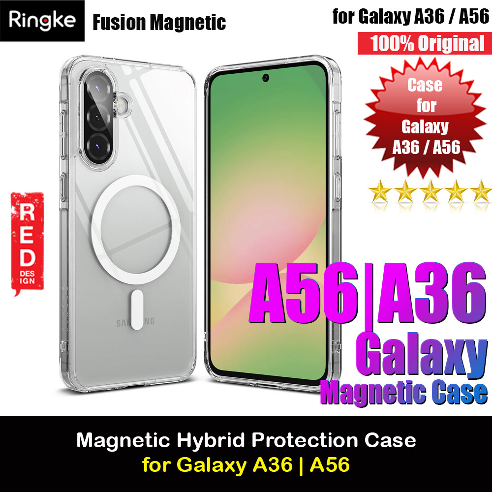 Picture of Ringke Magnetic Fusion Transparent Hybrid Protection Case for Samsung Galaxy A36 A56 (Clear) Samsung Galaxy A36- Samsung Galaxy A36 Cases, Samsung Galaxy A36 Covers, iPad Cases and a wide selection of Samsung Galaxy A36 Accessories in Malaysia, Sabah, Sarawak and Singapore 