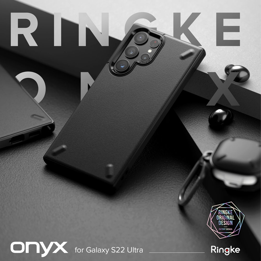 Picture of Samsung Galaxy S22 Ultra 5G 6.8 Case | Ringke Onyx Protection Case for Samsung Galaxy S22 Ultra 6.8 Case (Black)