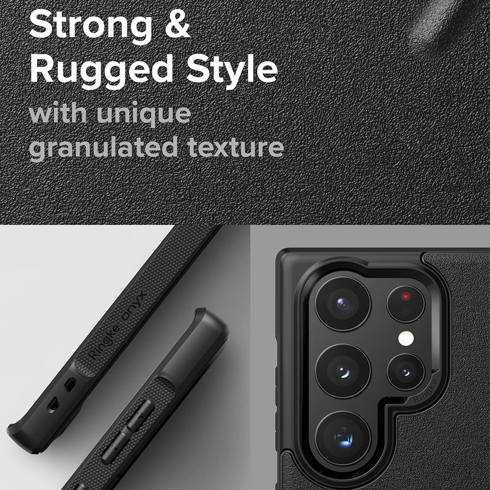 Picture of Samsung Galaxy S22 Ultra 5G 6.8 Case | Ringke Onyx Protection Case for Samsung Galaxy S22 Ultra 6.8 Case (Black)