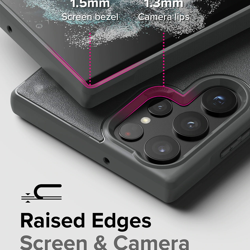 Picture of Samsung Galaxy S22 Ultra 5G 6.8 Case | Ringke Onyx Protection Case for Samsung Galaxy S22 Ultra 6.8 Case (Black)