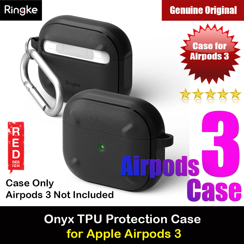 Picture of Ringke Onyx Durable TPU for Heavy Duty Defense Protection Case for Airpods 3 (Black) Apple Airpods 3- Apple Airpods 3 Cases, Apple Airpods 3 Covers, iPad Cases and a wide selection of Apple Airpods 3 Accessories in Malaysia, Sabah, Sarawak and Singapore 