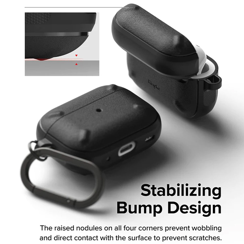 Picture of Apple Airpods Pro 2 Case | Ringke Onyx Durable TPU for Heavy Duty Defense Protection Case for Airpods Pro 2 gen 2022 (Deep Purple)