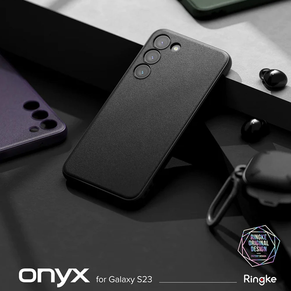 Picture of Samsung Galaxy S23 Case | Ringke Onyx Drop Protection Case for Samsung Galaxy S23 (Black)