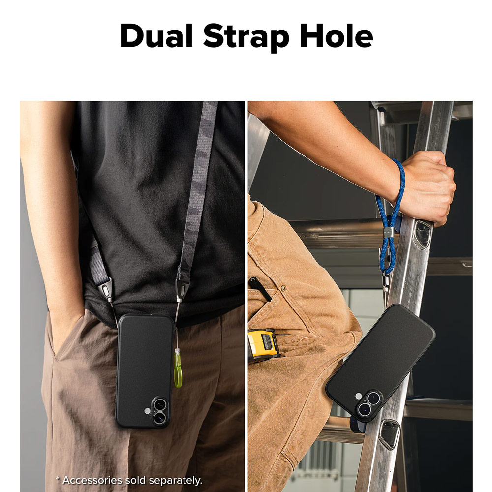 Picture of Apple iPhone 17 6.3 Case | Ringke Onyx TPU Anti Finger Print Anti Slip Drop Protection Case for iPhone 17 6.3 (Black)