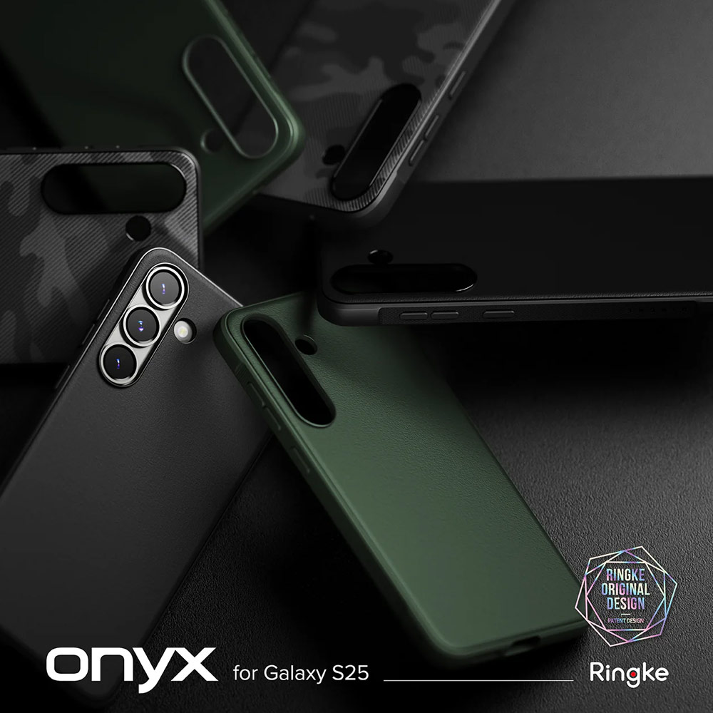 Picture of Samsung Galaxy S25 Case | Ringke Onyx TPU Protection Case for Samsung Galaxy S25 (Black)