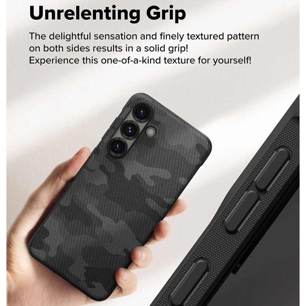Picture of Samsung Galaxy S25 Plus Case | Ringke Onyx TPU Protection Case for Samsung Galaxy S25 Plus (Camo Black)