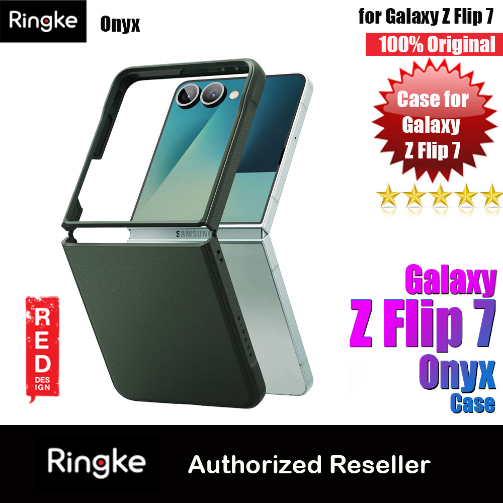 Picture of Ringke Onyx Heavy Duty Case for Samsung Galaxy Z Flip 7 (Dark Green) Samsung Galaxy Z Flip 7- Samsung Galaxy Z Flip 7 Cases, Samsung Galaxy Z Flip 7 Covers, iPad Cases and a wide selection of Samsung Galaxy Z Flip 7 Accessories in Malaysia, Sabah, Sarawak and Singapore 