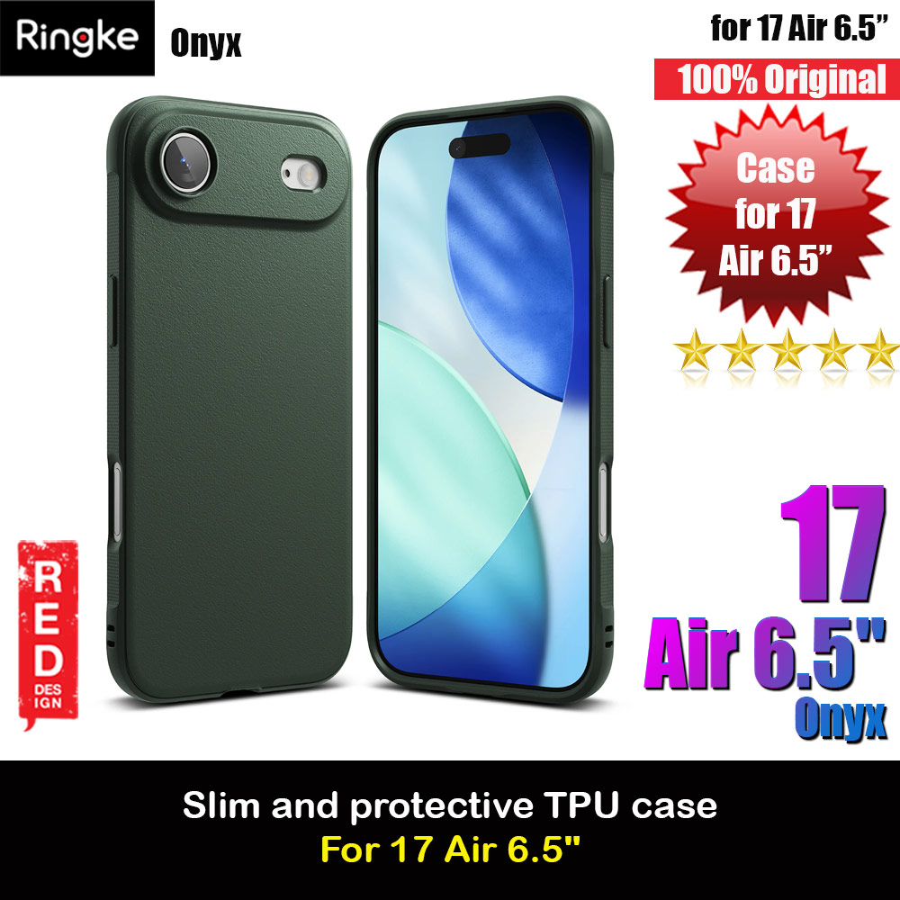 Picture of Ringke Onyx TPU Anti Finger Print Anti Slip Drop Protection Case for iPhone 17 Air 6.5 (Dark Green) Apple iPhone Air 6.5- Apple iPhone Air 6.5 Cases, Apple iPhone Air 6.5 Covers, iPad Cases and a wide selection of Apple iPhone Air 6.5 Accessories in Malaysia, Sabah, Sarawak and Singapore 
