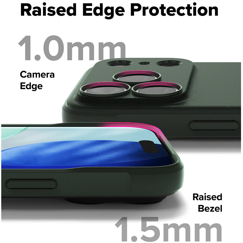 Picture of Apple iPhone 17 Pro Max 6.9 Case | Ringke Onyx TPU Anti Finger Print Anti Slip Drop Protection Case for iPhone 17 Pro Max 6.9 (Dark Green)