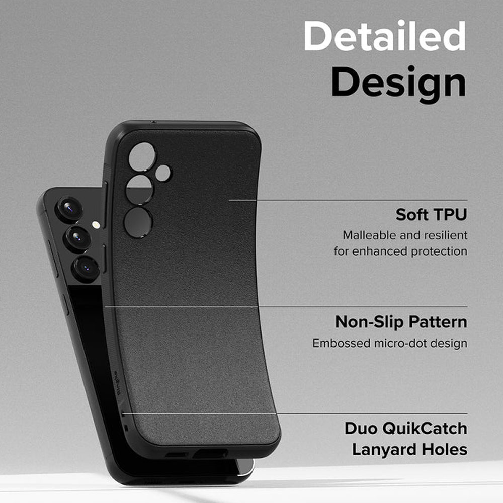 Picture of Samsung Galaxy S23 FE Case | Ringke Onyx Slim Lightweight Drop Protection Case Casing for Galaxy S23 FE (Black)