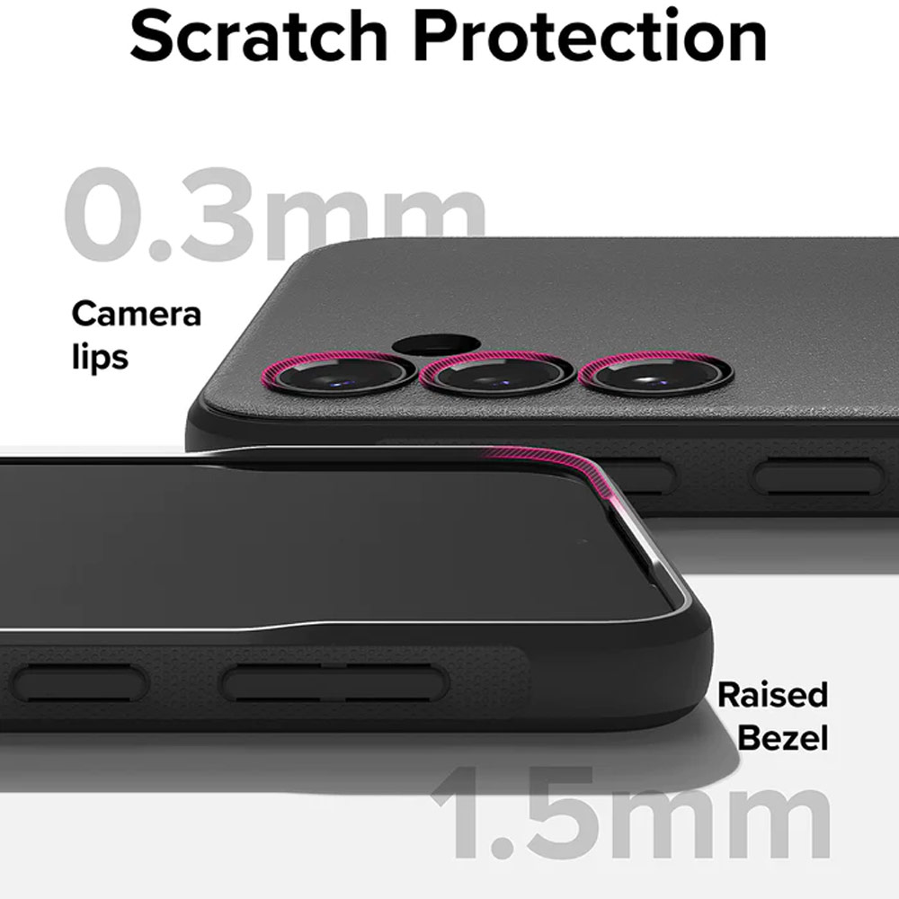 Picture of Samsung Galaxy S23 FE Case | Ringke Onyx Slim Lightweight Drop Protection Case Casing for Galaxy S23 FE (Black)