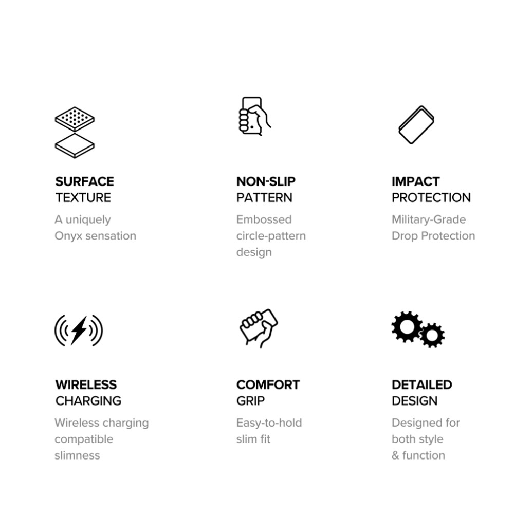 Picture of Samsung Galaxy S23 FE Case | Ringke Onyx Slim Lightweight Drop Protection Case Casing for Galaxy S23 FE (Black)