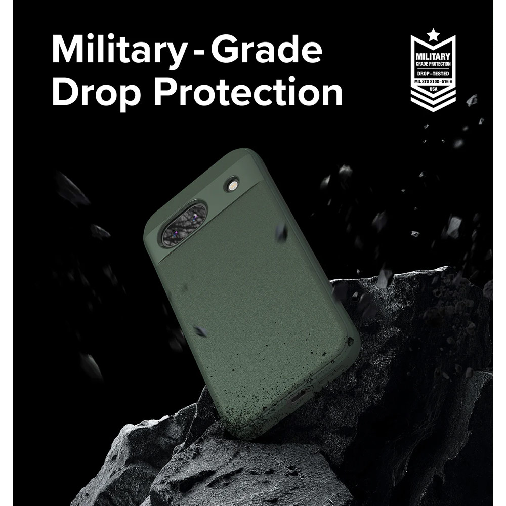 Picture of Google Pixel 8a Case | Ringke Onyx Heavy Duty Drop Drop Protection Case for Google Pixel 8a (Green)