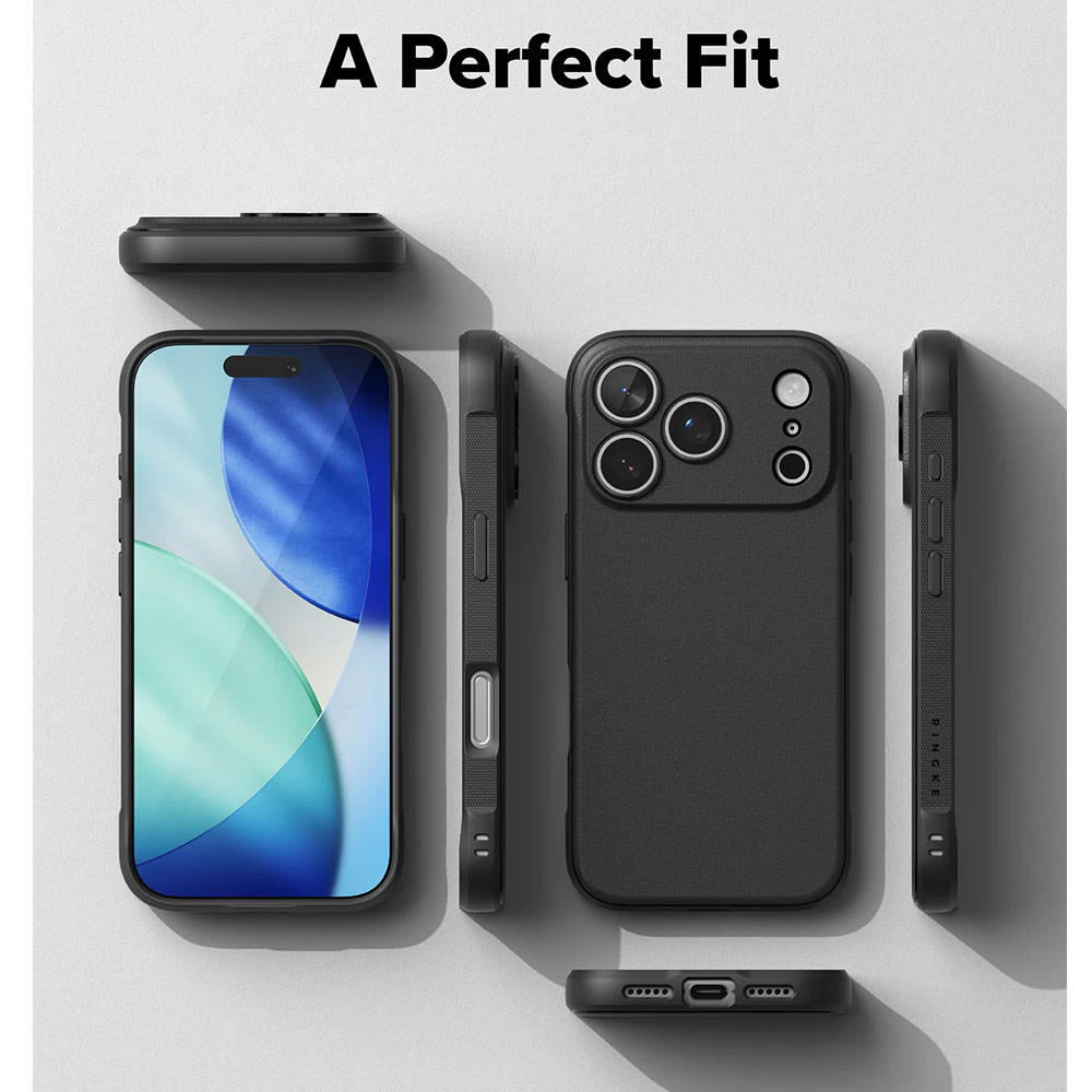 Picture of Apple iPhone 17 Pro 6.3 Case | Ringke Onyx Magnetic TPU Anti Finger Print Anti Slip Drop Protection Case for iPhone 17 Pro 6.3 (Black)