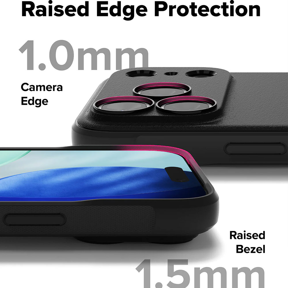 Picture of Apple iPhone 17 Pro 6.3 Case | Ringke Onyx Magnetic TPU Anti Finger Print Anti Slip Drop Protection Case for iPhone 17 Pro 6.3 (Black)