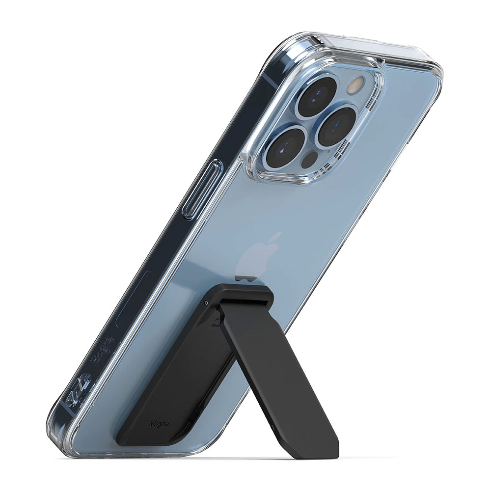 Picture of Ringke Outstanding Mini Universal Kickstand Stick On Phone Stand for Smartphone (Black)