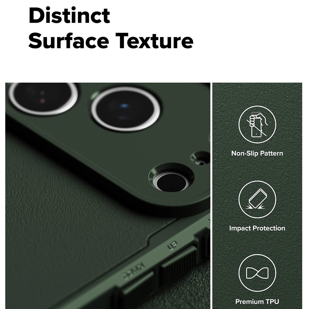 Picture of Apple iPhone 17 Pro Max 6.9 Case | Ringke Rugged Gear Drop Protection Case for iPhone 17 Pro Max 6.9 (Dark Green)