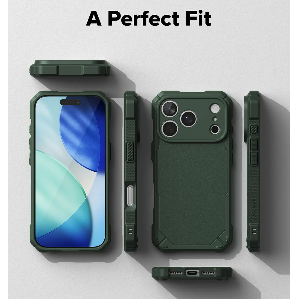 Picture of Apple iPhone 17 Pro Max 6.9 Case | Ringke Rugged Gear Drop Protection Case for iPhone 17 Pro Max 6.9 (Dark Green)