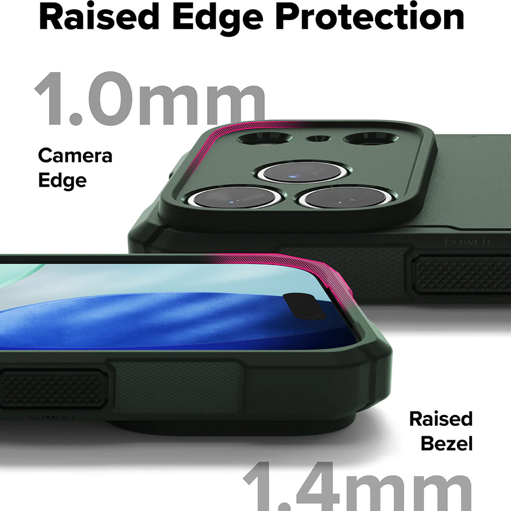 Picture of Apple iPhone 17 Pro Max 6.9 Case | Ringke Rugged Gear Drop Protection Case for iPhone 17 Pro Max 6.9 (Dark Green)
