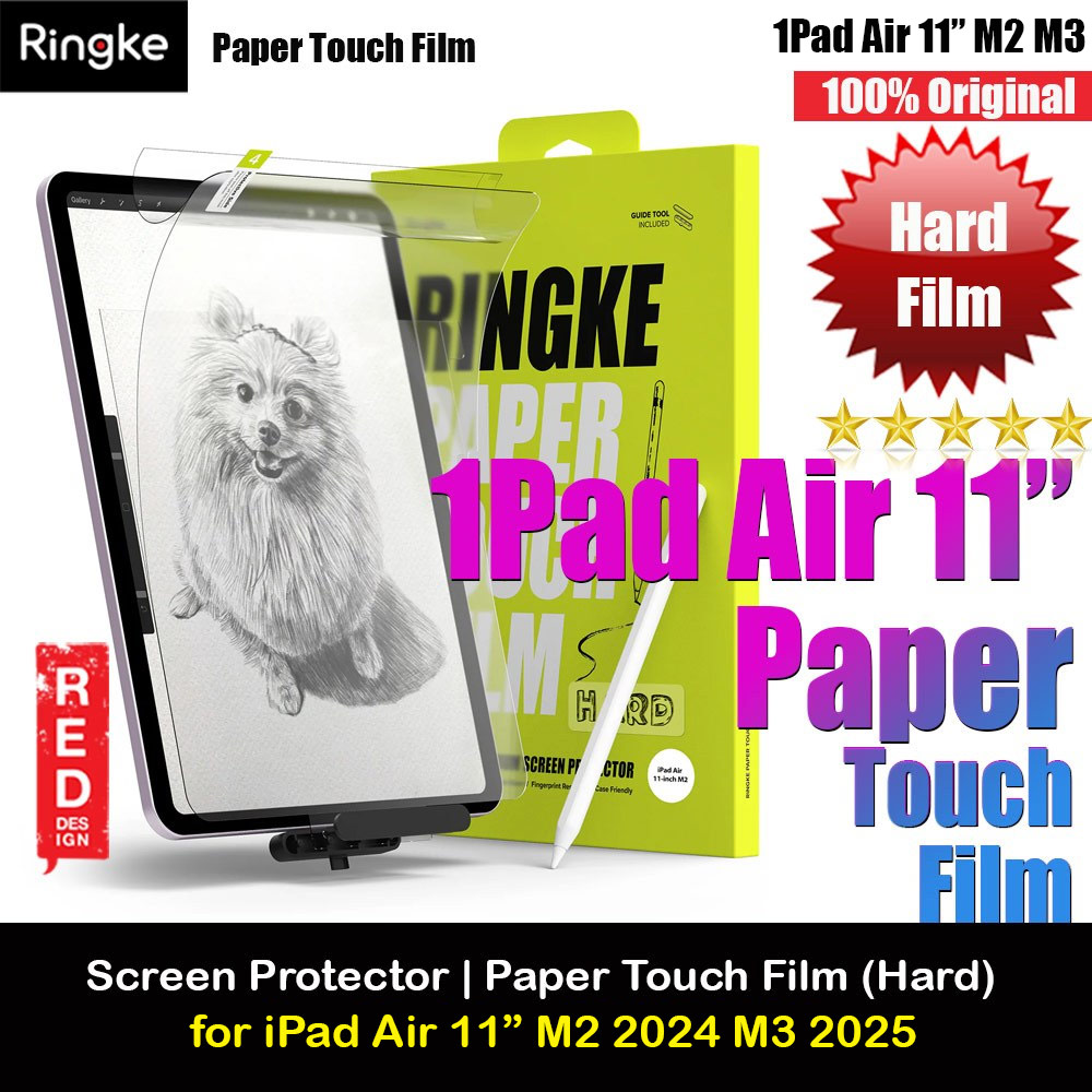 Picture of Ringke Hard Film Screen Protector for iPad Air 11 M2 2024 M3 2025 (2pcs) Apple iPad Air 11 M2 2024- Apple iPad Air 11 M2 2024 Cases, Apple iPad Air 11 M2 2024 Covers, iPad Cases and a wide selection of Apple iPad Air 11 M2 2024 Accessories in Malaysia, Sabah, Sarawak and Singapore 