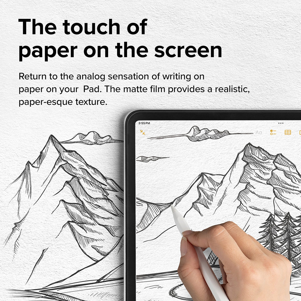 Picture of Apple iPad Air 11 M3 2025 Screen Protector | Ringke Hard Film Screen Protector for iPad Air 11 M2 2024 M3 2025 (2pcs)