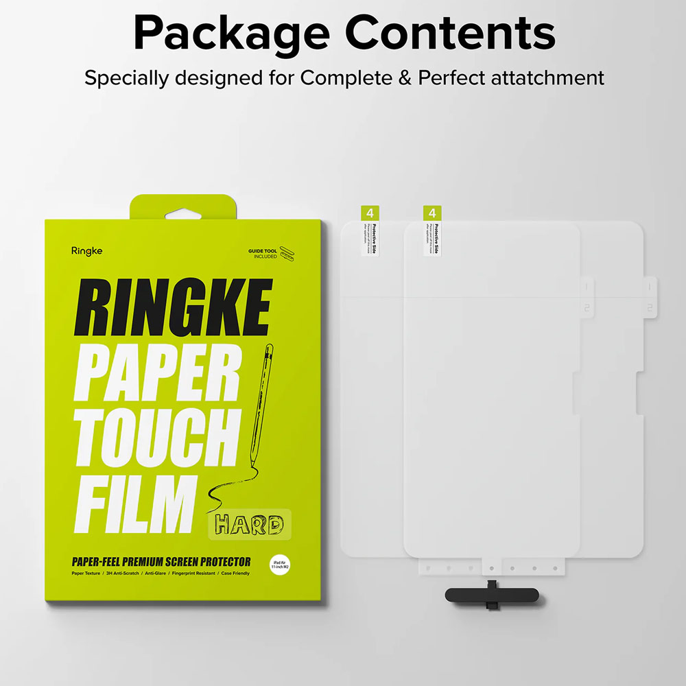 Picture of Apple iPad Air 11 M3 2025 Screen Protector | Ringke Hard Film Screen Protector for iPad Air 11 M2 2024 M3 2025 (2pcs)
