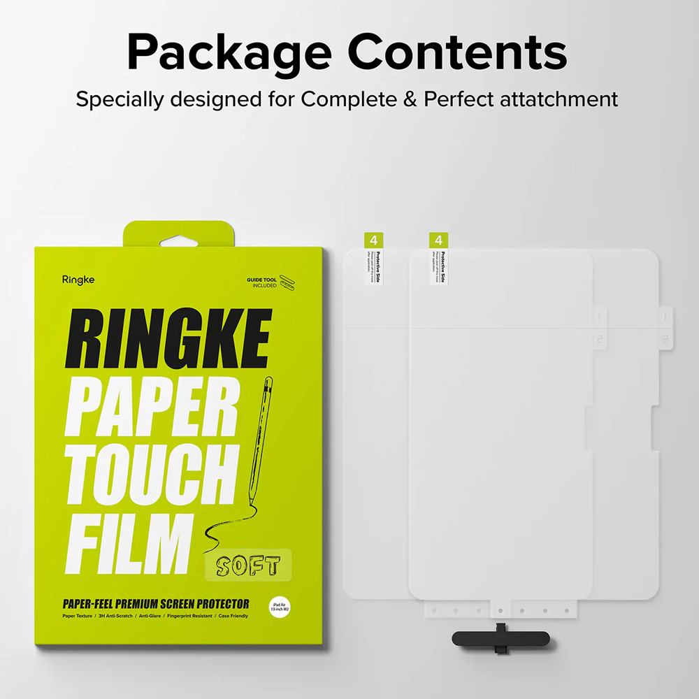 Picture of Apple iPad Air 13  M2 2024 Screen Protector | Ringke Soft Film Screen Protector  for iPad Air 13 M2 2024 M3 2025 (2pcs)
