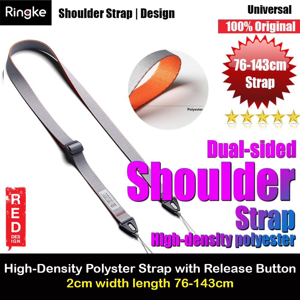 Picture of Ringke High density polyester Shoulder Strap for Perfect for daily use traveling hiking smartphone Portable Handheld Fan Strap (Ash Orange) Red Design- Red Design Cases, Red Design Covers, iPad Cases and a wide selection of Red Design Accessories in Malaysia, Sabah, Sarawak and Singapore 