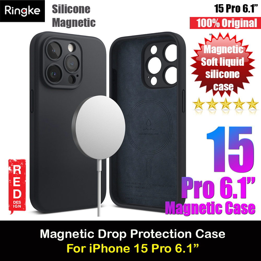 Picture of Ringke Silicone Magnetic Drop Protection Case for Apple iPhone 15 Pro 6.1 (Deep Blue) Apple iPhone 15 Pro 6.1- Apple iPhone 15 Pro 6.1 Cases, Apple iPhone 15 Pro 6.1 Covers, iPad Cases and a wide selection of Apple iPhone 15 Pro 6.1 Accessories in Malaysia, Sabah, Sarawak and Singapore 