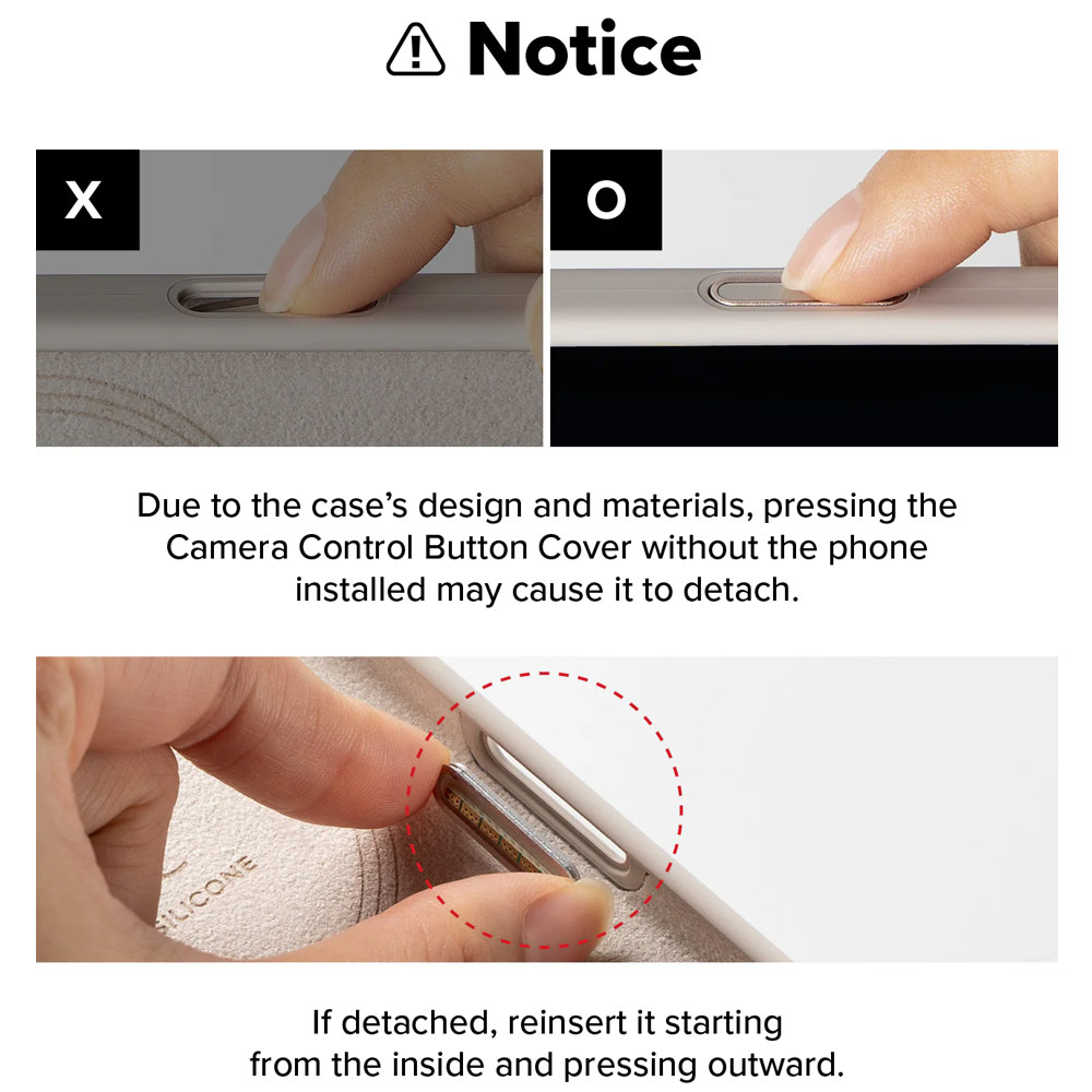 Picture of Apple iPhone 17 Pro Max 6.9 Case | Ringke Silicone Magnetic Soft Liquid Silicone Drop Protection Case with Camera Control Button for iPhone 17 Pro Max 6.9 (Tangerie)