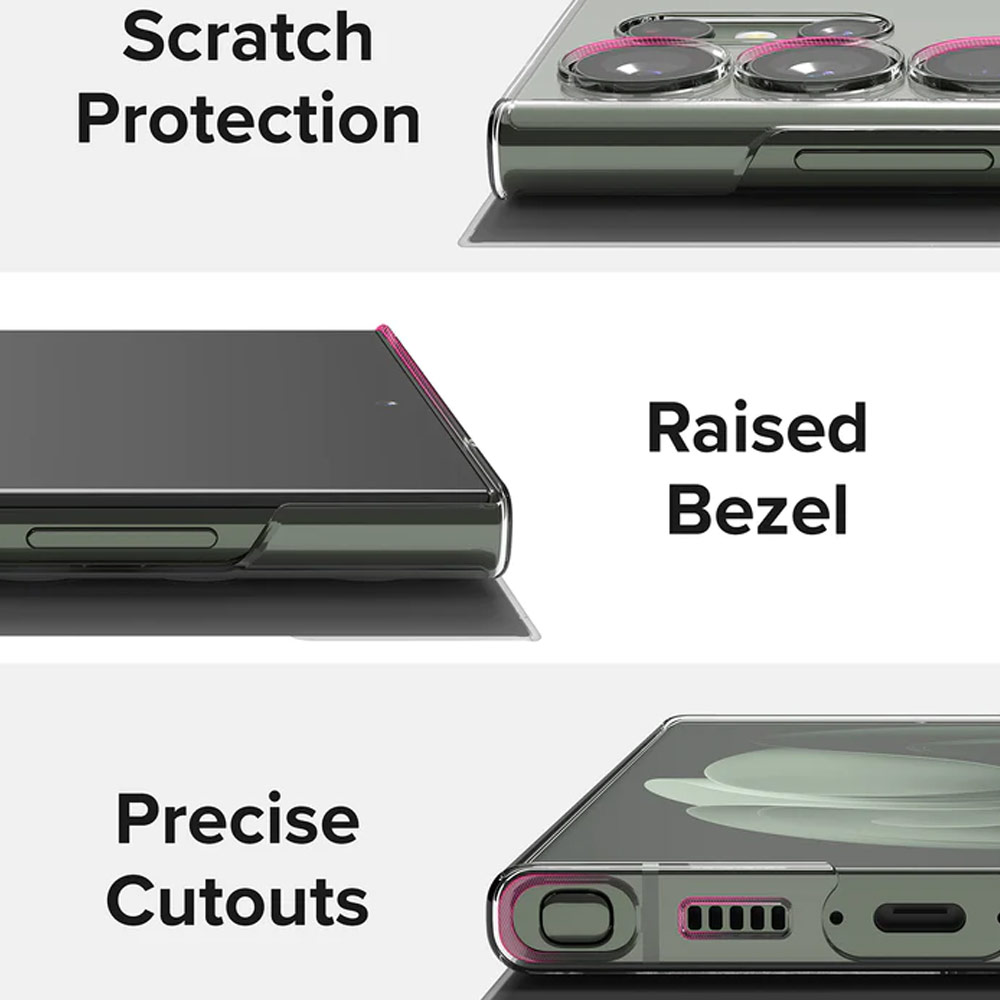 Picture of Samsung Galaxy S23 Ultra Case | Ringke Slim Lightweight PC Material Case for Samsung Galaxy S23 Ultra (Matte Clear)