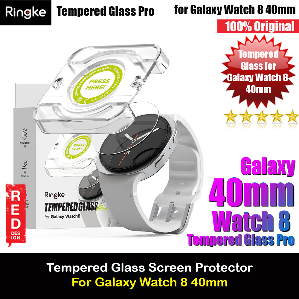 Picture of Ringke Tempered Glass Pro for Samsung Galaxy Watch 8 40mm (2pcs) Samsung Galaxy Watch 8 40mm- Samsung Galaxy Watch 8 40mm Cases, Samsung Galaxy Watch 8 40mm Covers, iPad Cases and a wide selection of Samsung Galaxy Watch 8 40mm Accessories in Malaysia, Sabah, Sarawak and Singapore 