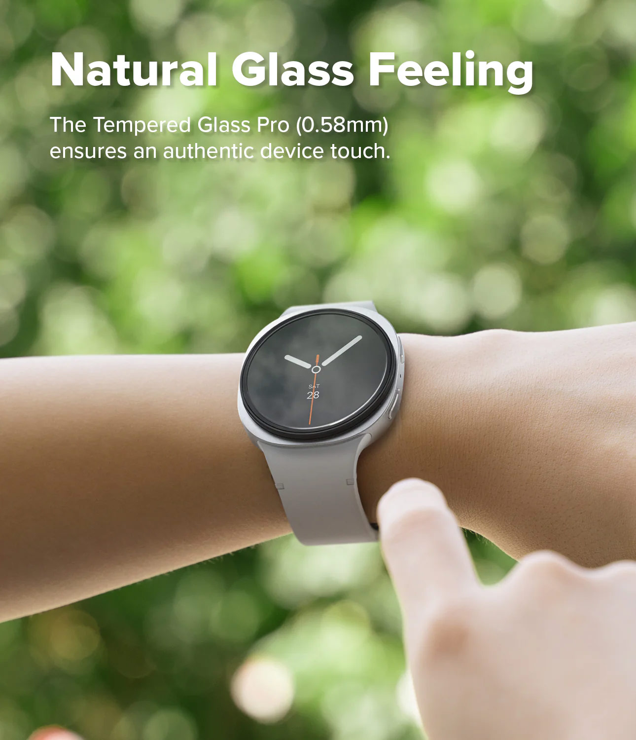 Picture of Samsung Galaxy Watch 8 40mm  | Ringke Tempered Glass Pro for Samsung Galaxy Watch 8 40mm (2pcs)