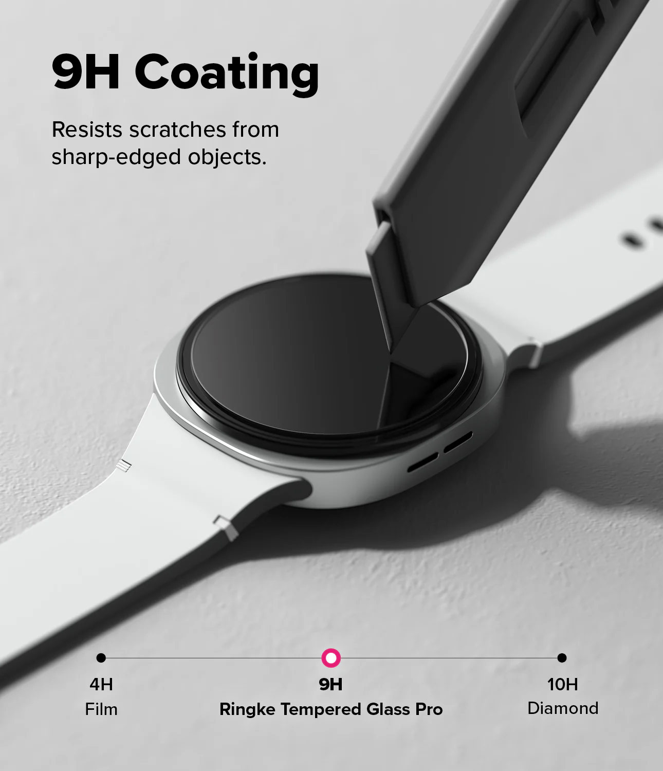 Picture of Samsung Galaxy Watch 8 44mm  | Ringke Tempered Glass Pro for Samsung Galaxy Watch 8 44mm (2pcs)