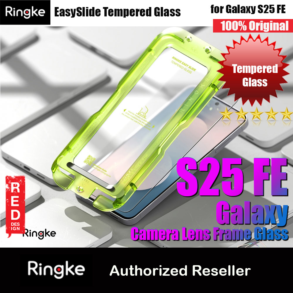 Picture of Ringke Easy Slide Tempered Glass Screen Protector for Samsung Galaxy S25 FE (Clear) 2pcs Samsung Galaxy S25 FE- Samsung Galaxy S25 FE Cases, Samsung Galaxy S25 FE Covers, iPad Cases and a wide selection of Samsung Galaxy S25 FE Accessories in Malaysia, Sabah, Sarawak and Singapore 